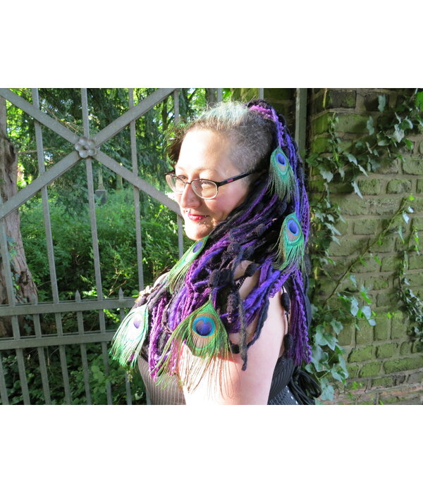Purple Dream Yarn Hair Fall