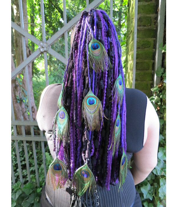 Purple Dream Yarn Hair Fall