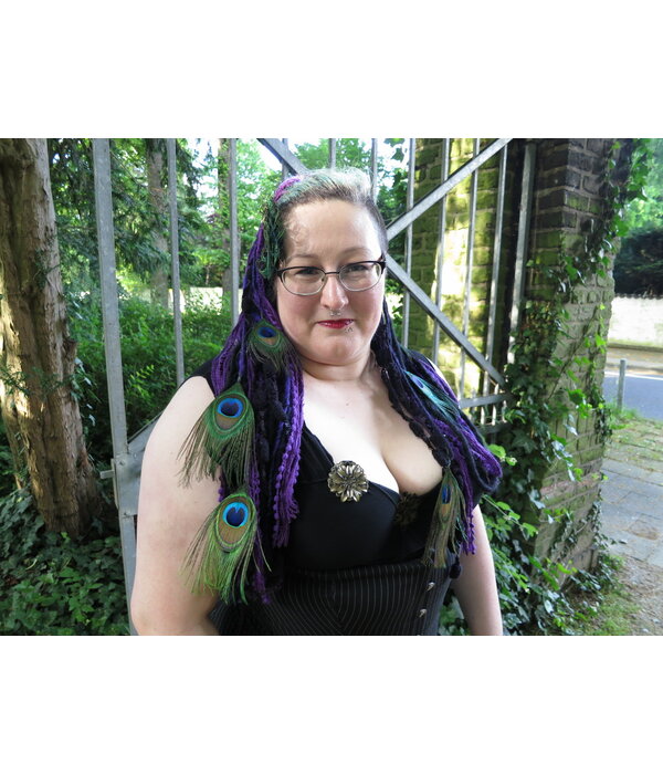 Purple Dream Yarn Hair Fall