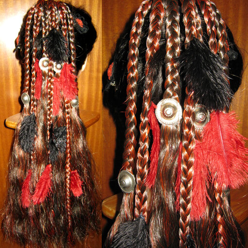 Hair Falls Tribal Fusion Magician, L
