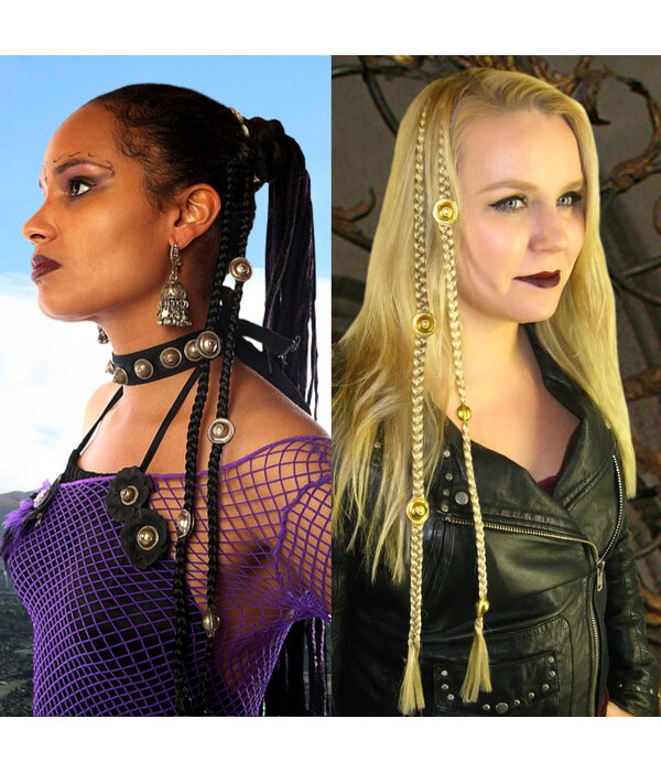 Steampunk & Gothic Belly Dance Hair Piece