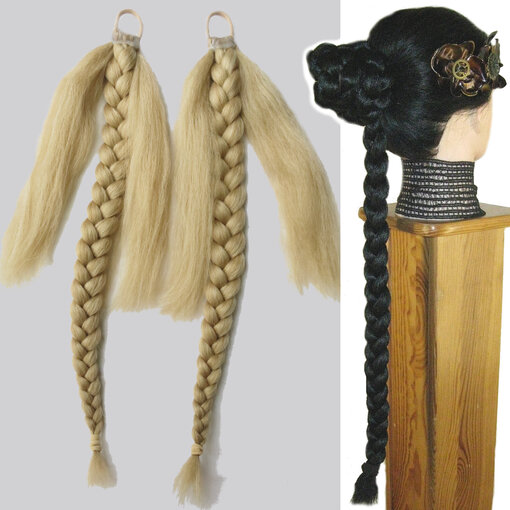 Braided Bun with Braid Down, short S