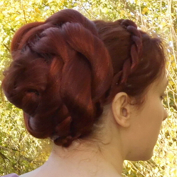 Rose Bun Chignon L