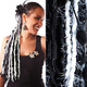 Morticia Gothic yarn fall