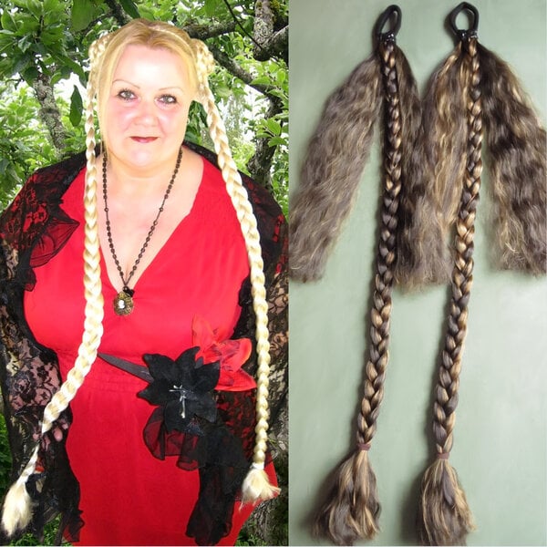 Natural Braid Extensions Hairpieces Your Hair Color MAGIC TRIBAL