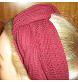 Red net hip & hair scarf