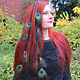 Peacock Extensions, 9 Feathers  - color 1 black