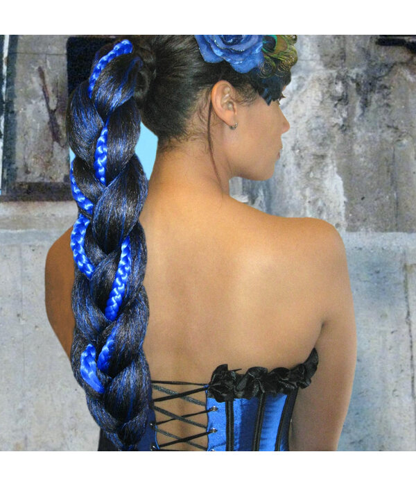 Supersize Fantasy Braid Special - black & blue