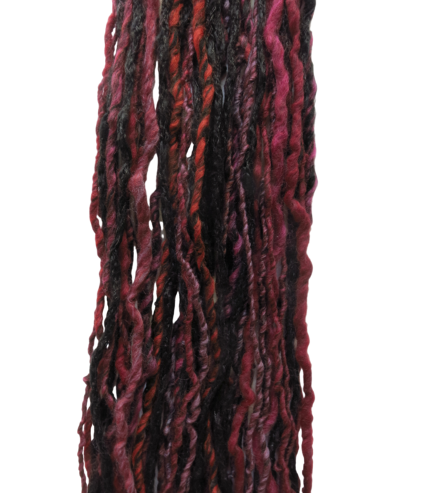 LAST Clip-In Dreads pink black or shades of purplen
