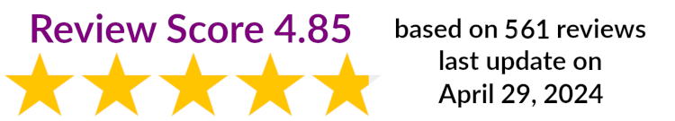Review score based on Magic Tribal Hair product reviews up to April 29, 2024
