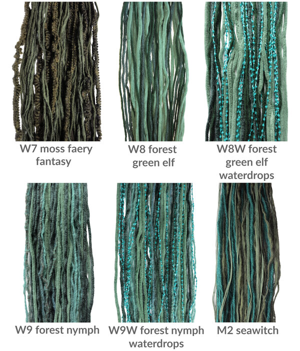 Clip-In Dreads WOODLAND FAIRY & ELF