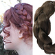 Classic Braid Headband L, straight hair