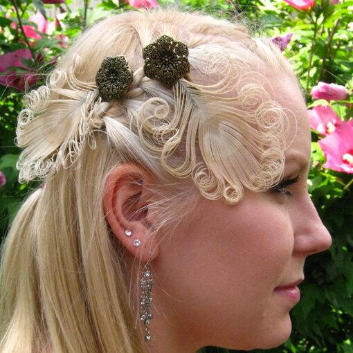 Fair Peacock Feather Fascinator