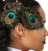 Peacock Feather Butterfly Fascinator