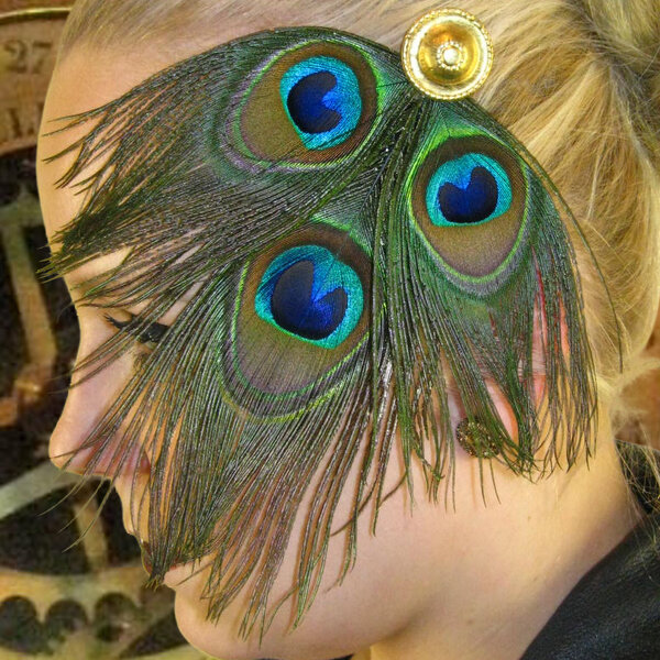 Peacock Tribal Headpiece Gold