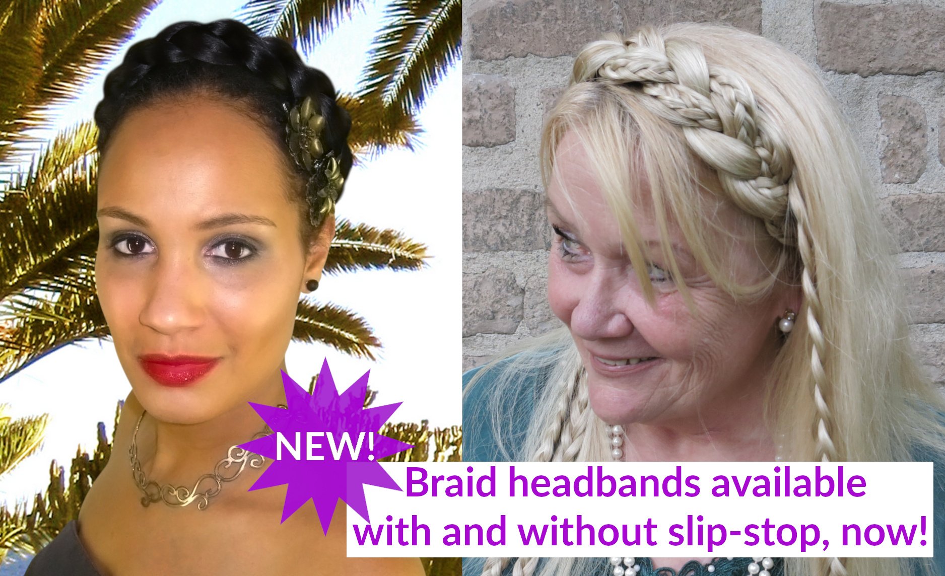 Flat & Wide Headband Braids