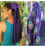 Purple Dream Yarn Hair Fall