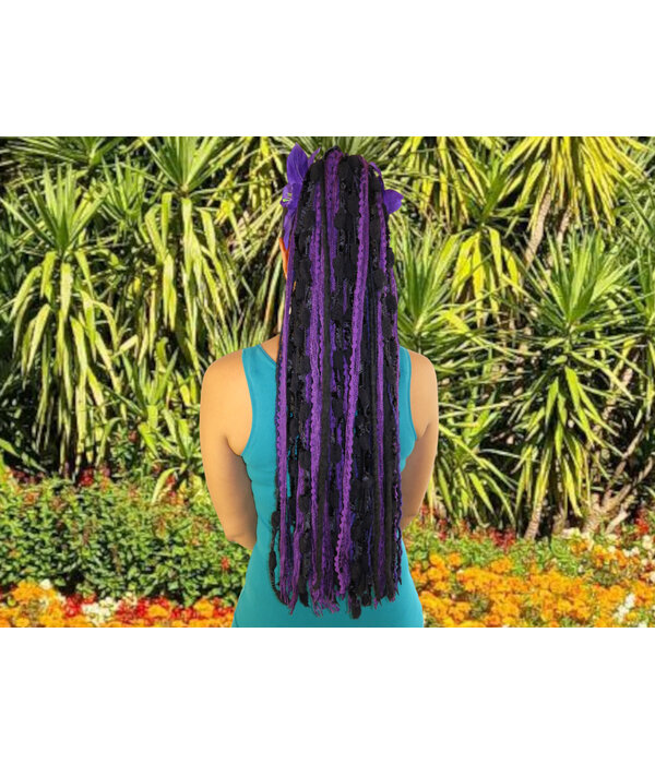 Purple Dream Yarn Hair Fall