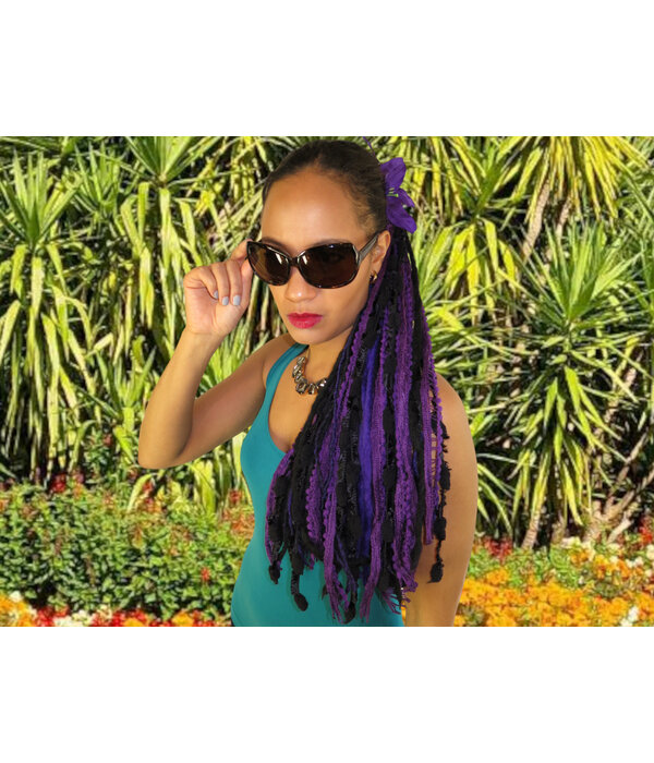 Purple Dream Yarn Hair Fall
