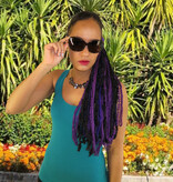 Purple Dream Yarn Hair Fall
