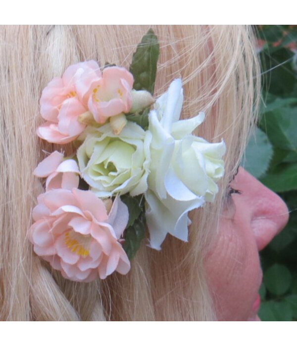 Shabby Chic Hair Flower Bouquet 2x