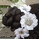 White Silver Wedding Flowers, 2-11 pcs