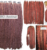Clip-In Dreads BROWNS & BLACK