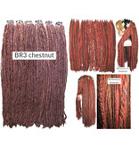 Clip-In Dreads BROWNS & BLACK