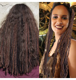 Clip-In Dreads BROWNS & BLACK