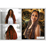 Clip-In Dreads BROWNS & BLACK