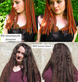 Clip-In Dreads BROWNS & BLACK