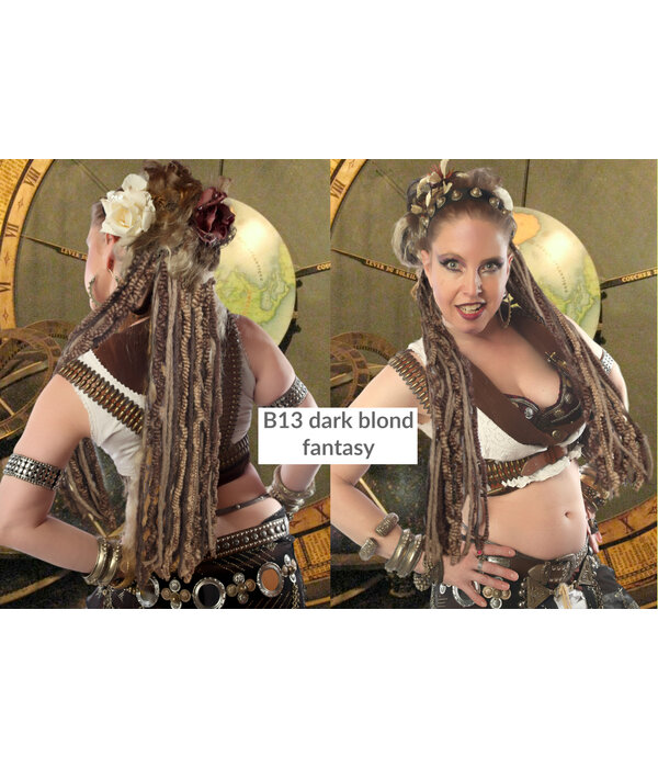 Clip-In Dreads BROWNS & BLACK