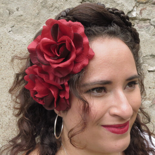 Wine Red Rose 2 x