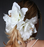 Wedding Amaryllis Hair Flower 2 x