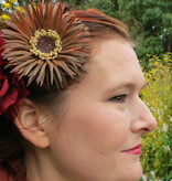 Brown Boho Daisy Hair Flowers