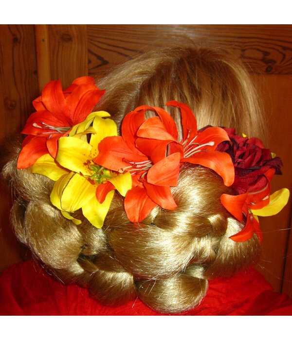 Hair Flower Set September Sun