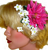 Pink Fairy Hair Flower 2 x