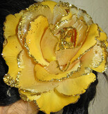 Rose Hair Flower Golden Sun 2x