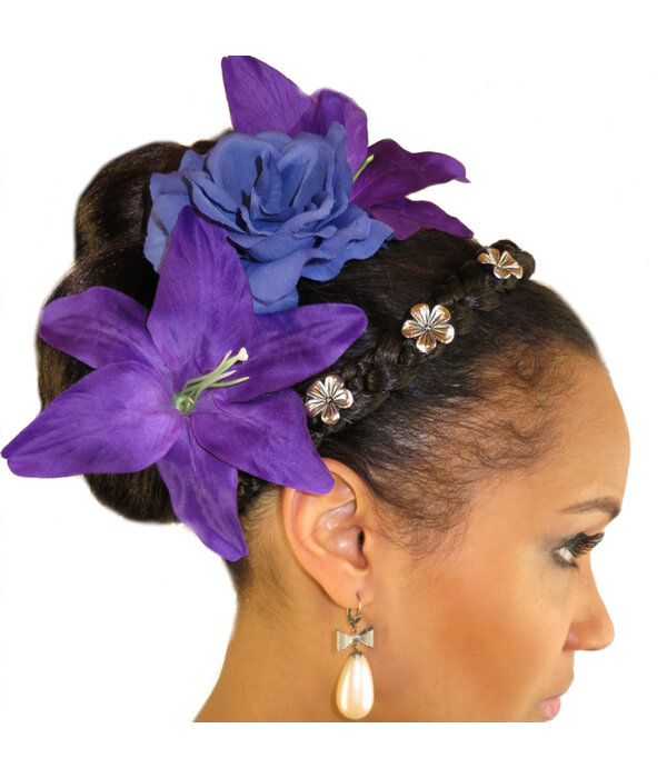 Paradise Lily Hair Flower Set