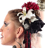 Gothic Belly Dance Hair Flower Set