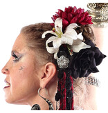 Gothic Belly Dance Hair Flower Set