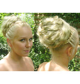 Messy Layered Updo Hair Bun L