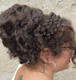 Messy Layered Updo Hair Bun L