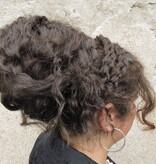Messy Layered Updo Hair Bun L