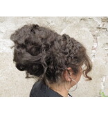 Messy Layered Updo Hair Bun L
