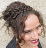 Messy Layered Updo Hair Bun L