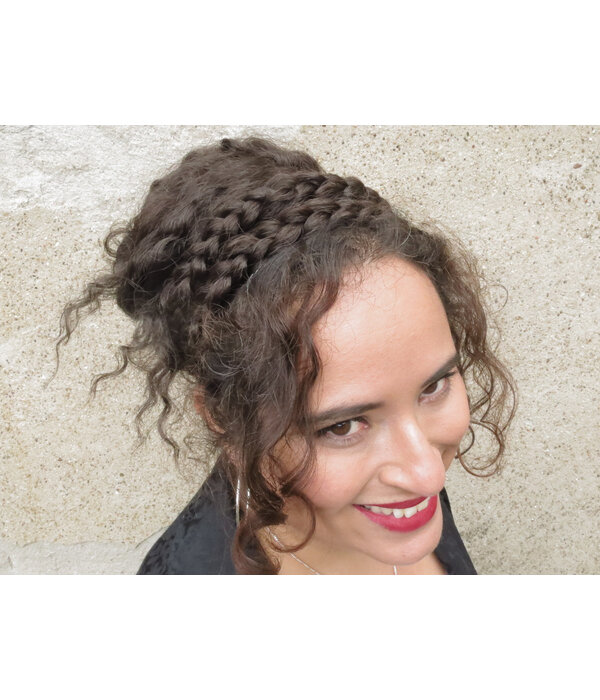 Messy Layered Updo Hair Bun L