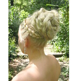 Messy Layered Updo Hair Bun L