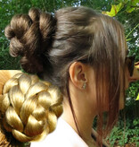 Rose Bun & Classic Braided Chignon S Rose Bun & Classic Braided Chignon S
