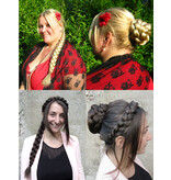 Rose Bun & Classic Braided Chignon S Rose Bun & Classic Braided Chignon S